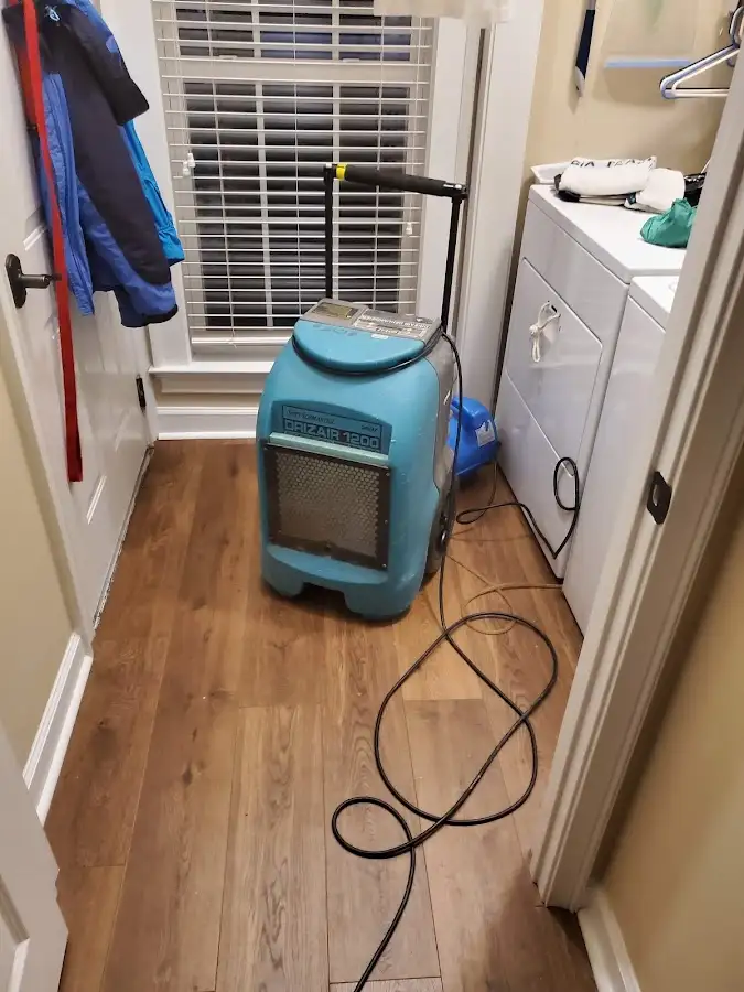 Commercial dehumidifier deployed for Flood Damage Cleanup in Laguna Woods