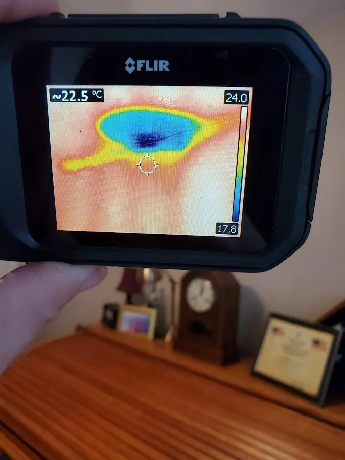 Thermal imaging inspection for water damage in Laguna Woods